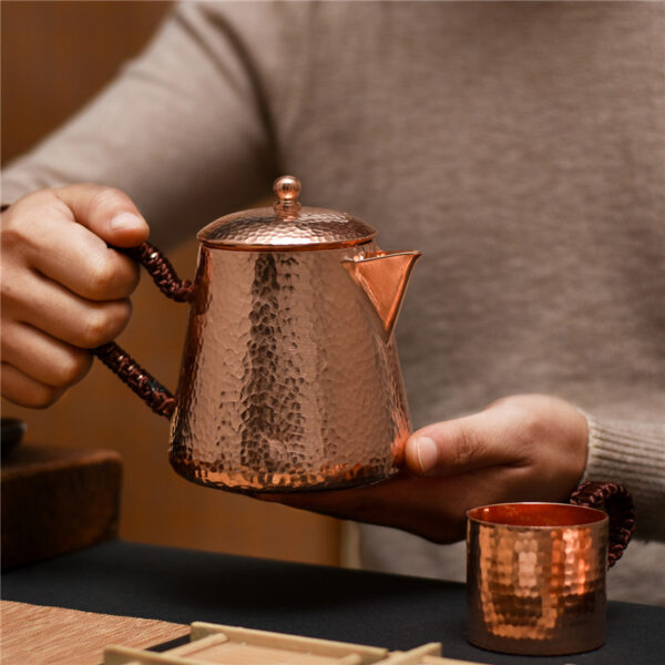 Handmade Small Copper Teapot Pure Copper Teapot Making Teapot