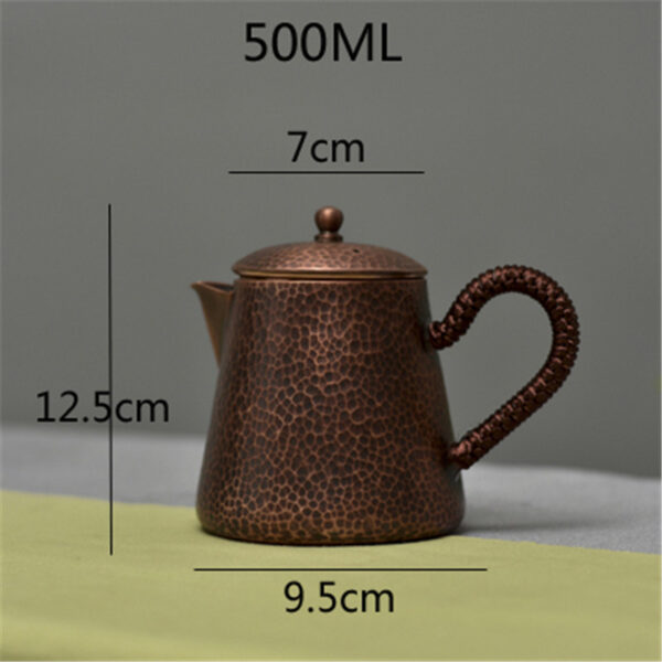 Handmade Small Copper Teapot Pure Copper Teapot Making Teapot - Image 2