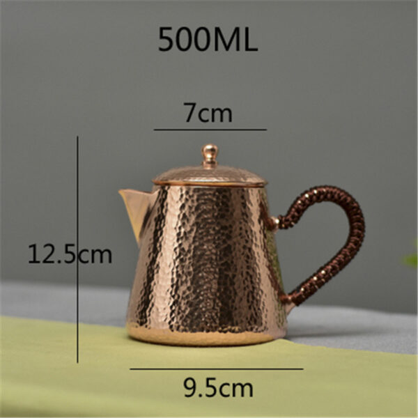 Handmade Small Copper Teapot Pure Copper Teapot Making Teapot - Image 4