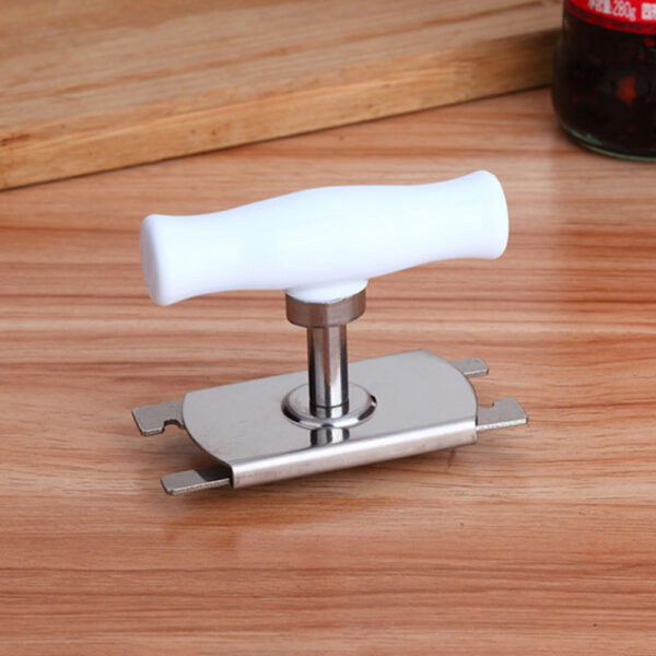 Stainless Steel Manual Screw Seal Adjustable Bottle Opener - Image 7