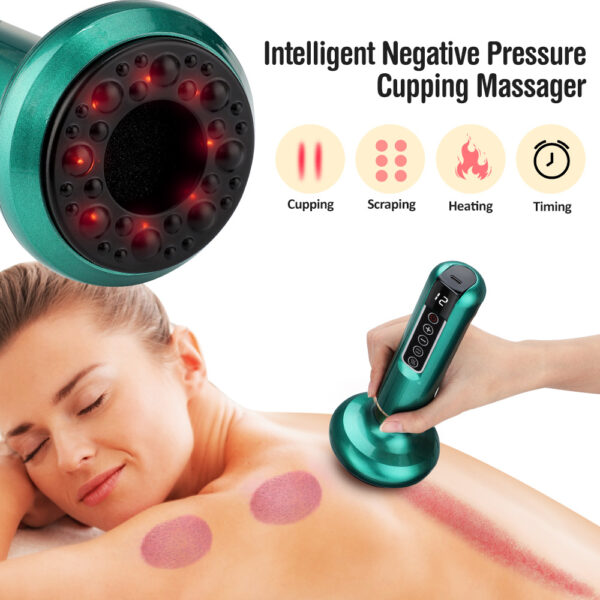 Electric Vacuum Cupping Massager For Body Anti-Cellulite Suction Cup Gua Sha Massage Body Cups Guasha Fat Burning Slimming Jars - Image 10