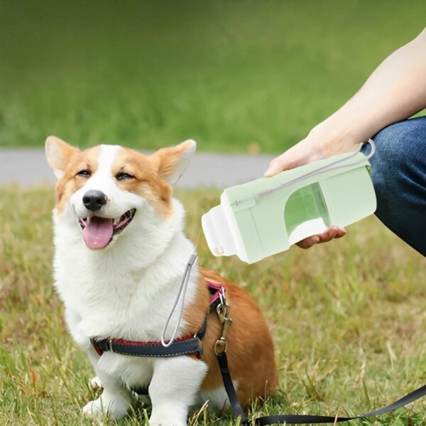 2 In 1 Travel Dog Water Bottle Pet Water Dispenser Feeder Drinking Feeder Dog Outing Water Feeder Pets Outdoor Portable Cup Pet Products - Image 6