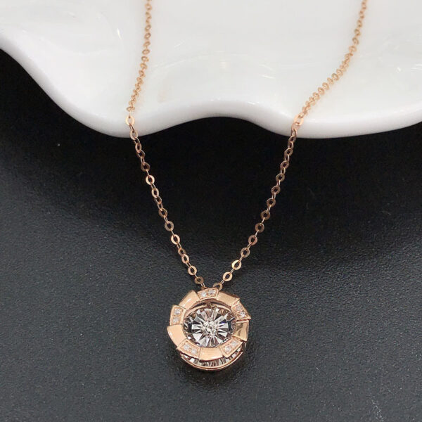 18K Gold Fashion Brand Necklace - Image 9